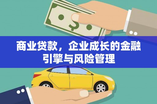 南陵商业贷款，企业成长的金融引擎与风险管理