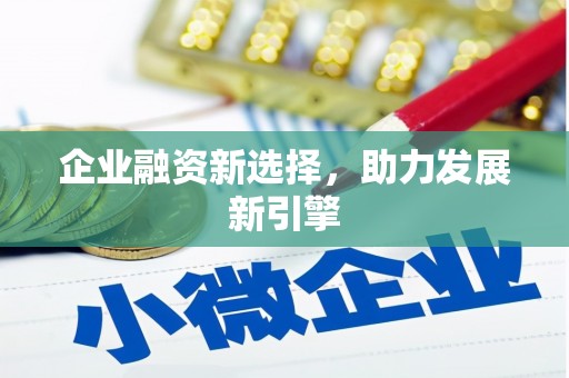 南陵企业融资新选择，助力发展新引擎