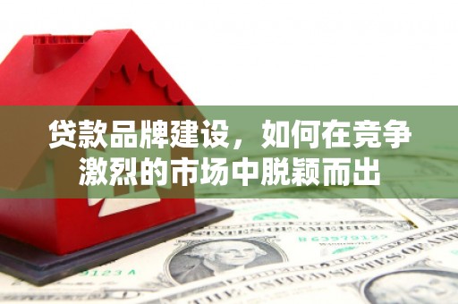 南陵贷款品牌建设，如何在竞争激烈的市场中脱颖而出