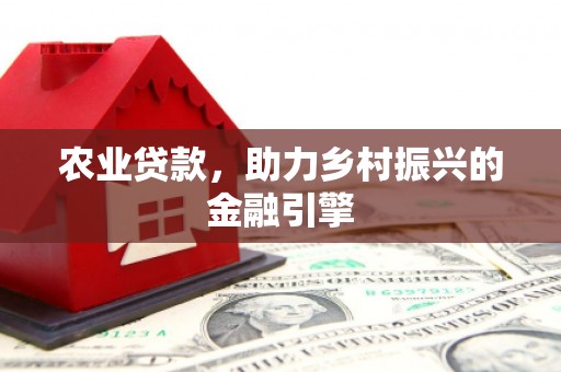 南陵农业贷款，助力乡村振兴的金融引擎
