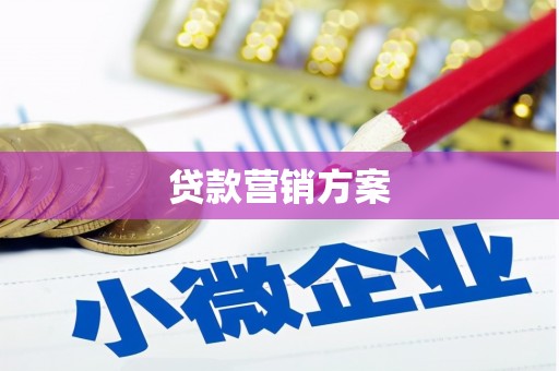 南陵贷款营销方案