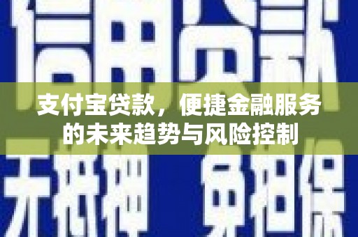 南陵支付宝贷款，便捷金融服务的未来趋势与风险控制