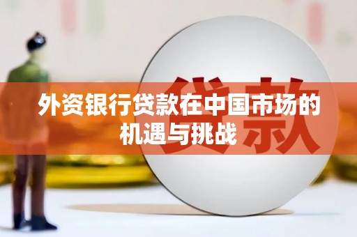 南陵外资银行贷款在中国市场的机遇与挑战