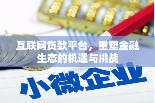 南陵互联网贷款平台，重塑金融生态的机遇与挑战