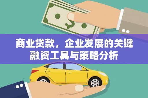南陵商业贷款，企业发展的关键融资工具与策略分析