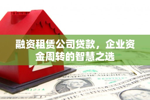 南陵融资租赁公司贷款，企业资金周转的智慧之选