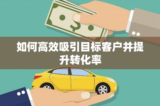 南陵如何高效吸引目标客户并提升转化率