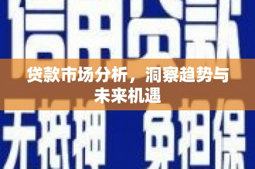 南陵贷款市场分析，洞察趋势与未来机遇