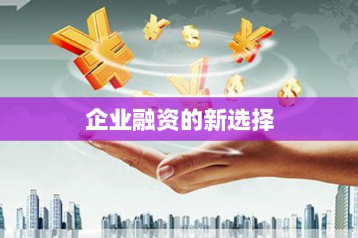 南陵企业融资的新选择
