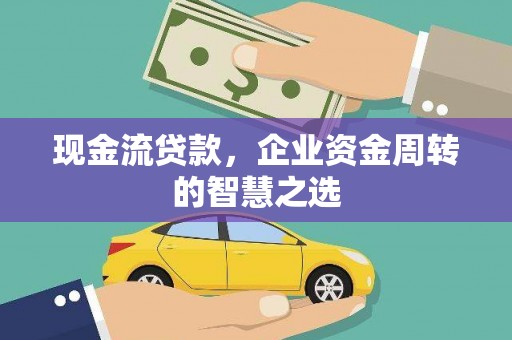 南陵现金流贷款，企业资金周转的智慧之选