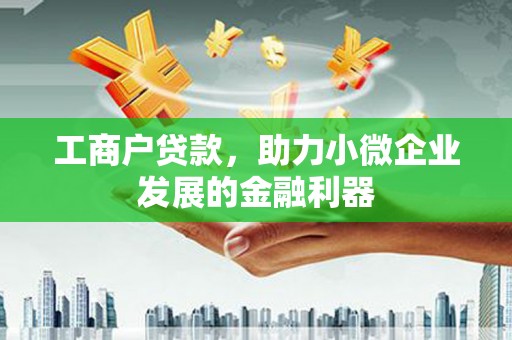 南陵工商户贷款，助力小微企业发展的金融利器