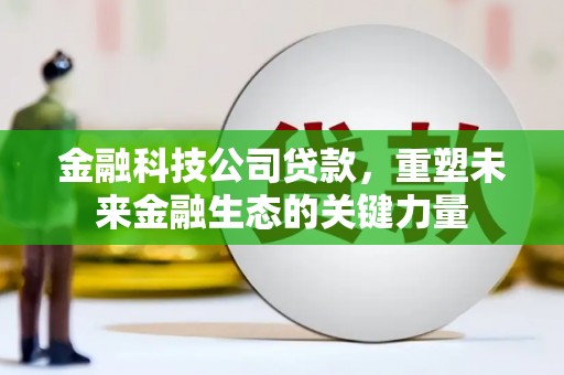 南陵金融科技公司贷款，重塑未来金融生态的关键力量