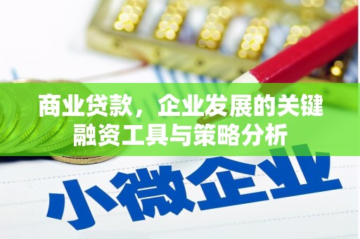 南陵商业贷款，企业发展的关键融资工具与策略分析