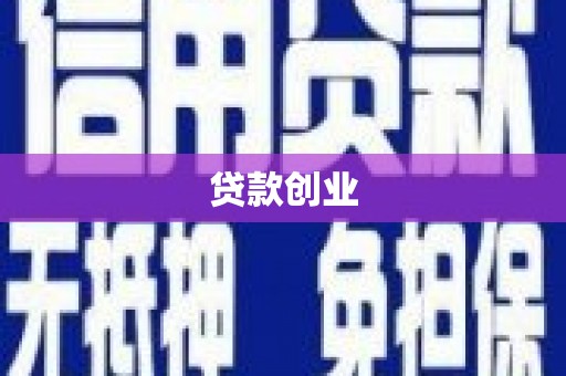 南陵贷款创业