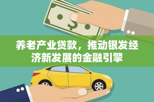 南陵养老产业贷款，推动银发经济新发展的金融引擎