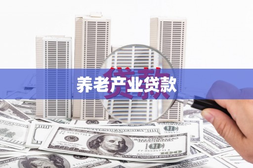 南陵养老产业贷款
