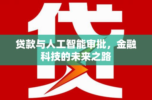 南陵贷款与人工智能审批，金融科技的未来之路