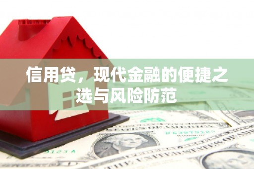 南陵信用贷，现代金融的便捷之选与风险防范