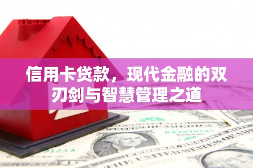 南陵信用卡贷款，现代金融的双刃剑与智慧管理之道