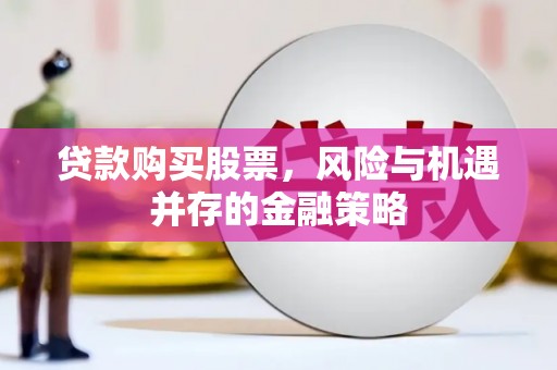南陵贷款购买股票，风险与机遇并存的金融策略