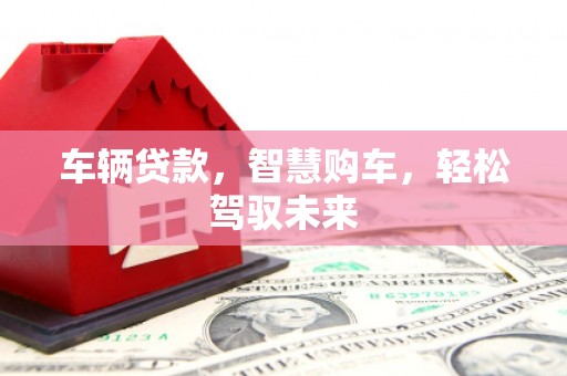 南陵车辆贷款，智慧购车，轻松驾驭未来