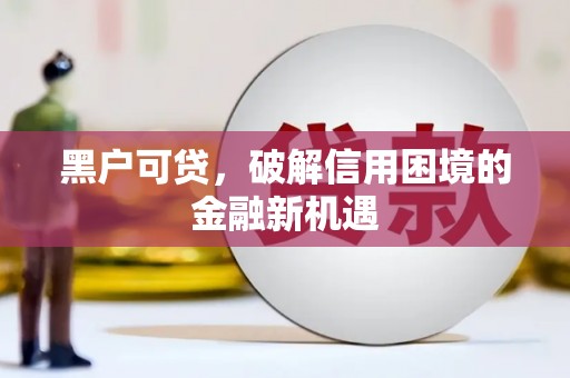 南陵黑户可贷，破解信用困境的金融新机遇