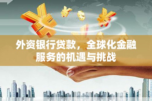 南陵外资银行贷款，全球化金融服务的机遇与挑战