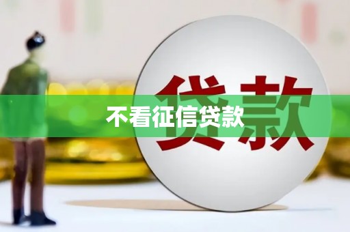 南陵不看征信贷款