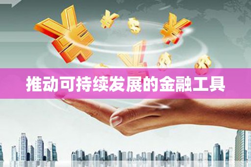 南陵推动可持续发展的金融工具