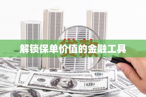 南陵解锁保单价值的金融工具
